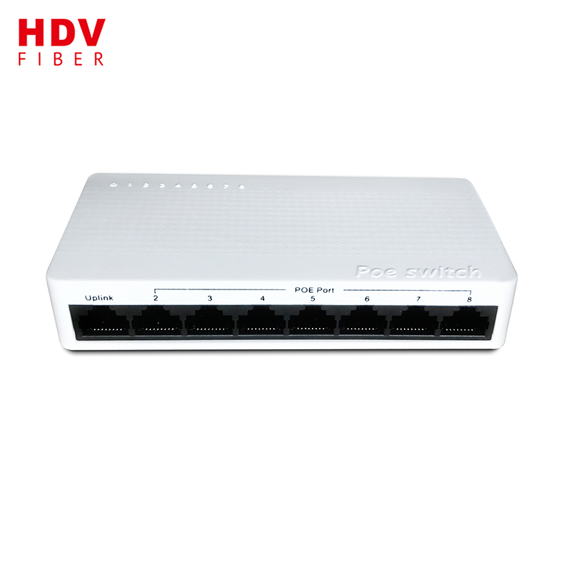 4 Port Poe Switch with 1 RJ45 and 1 SFP Fiber Uplink Ports Full Gigabit -  China Poe Switch and Poe price
